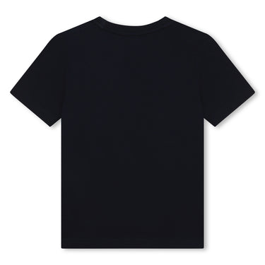 Playera para niño y adolescente azul Boss